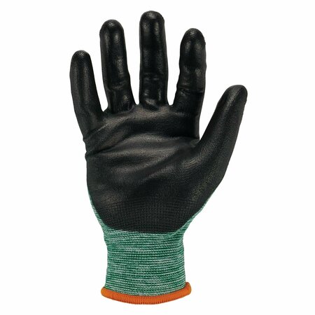 Proflex By Ergodyne Recycled PU Coated Gloves, , Green, M 7002-ECO